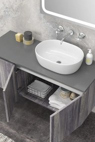 Furnibath Chicago 121 - Βάση Επιτραπεζιου Επιπλου 121x47 - MDF 730 MAT