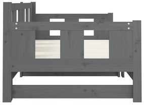 ΚΑΝΑΠΕΣ ΚΡΕΒΑΤΙ ΣΥΡΟΜΕΝΟΣ ΓΚΡΙ 2X(90X190) ΕΚ. ΜΑΣΙΦ ΞΥΛΟ ΠΕΥΚΟΥ 820294