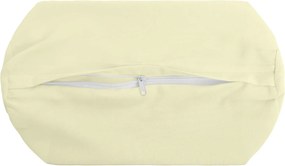 vidaXL Κάλυμμα Μαξιλαριού 2 pcs HEERLEN Κρεμ Ø 15 x 40 εκ Πολυεστέρας