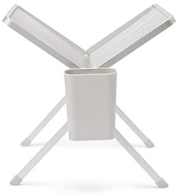 Πτυσσόμενο στεγνωτήριο πιάτων Brabantia SinkSide 1004154, Σχάρα για μαχαιροπίρουνα, Ανθεκτικό στη διάβρωση, Ανοιχτό γκρι