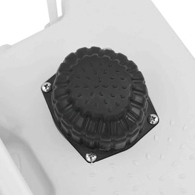 vidaXL Βάση νιπτήρα κάμπινγκ Γκρι 50,5 x 33 x 103 εκ