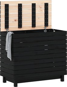 vidaXL Καλάθι Ρούχων 88,5 x 44 x 76 εκ. από Μασίφ Ξύλο Πεύκου