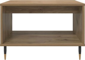 vidaXL Τραπεζάκι σαλονιού artisan δρυς 60 x 50 x 40 εκ