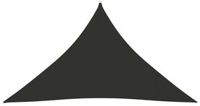 Πανί Σκίασης Τρίγωνο Ανθρακί 5 x 5 x 6 μ. από Ύφασμα Oxford