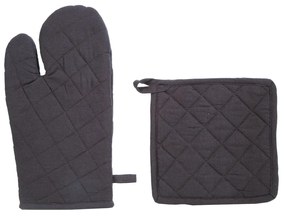 Γάντι + Πιάστρα Κουζίνας (Σετ) A-S Dark Grey 131515L