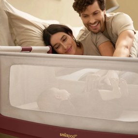 SNUZ Βρεφικό λίκνο SNUZPOD5 Rouge