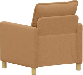 vidaXL Καναπές Μπεζ 76 x 81 x 87,5 εκ Ύφασμα