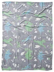 DAS BABY ΚΟΥΒΕΡΤΑ FLEECE 80X110 RELAX 4865 ΓΚΡΙ, ΜΠΛΕ, ΠΡΑΣΙΝΟ