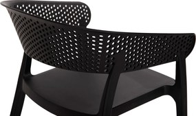 ΠΟΛΥΘΡΟΝΑ ΠΟΛΥΠΡΟΠΥΛΕΝΙΟΥ PERFOE HM5941.02 ΜΑΥΡΗ 56x50x73Υ εκ.