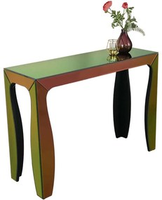 Κονσόλα Shiny 2570217 110x38x75cm Mirror Multi Mdf,Γυαλί