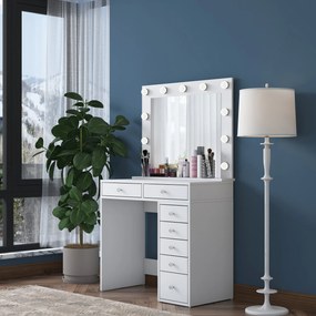 Τουαλέτα Μακιγιάζ Λευκό BRUBEON 90x44.5x153.4