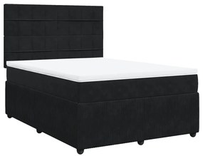 ΚΡΕΒΑΤΙ BOXSPRING ΜΕ ΣΤΡΩΜΑ ΜΑΥΡΟ 140X200 ΕΚ. ΒΕΛΟΥΔΙΝΟ 3294660