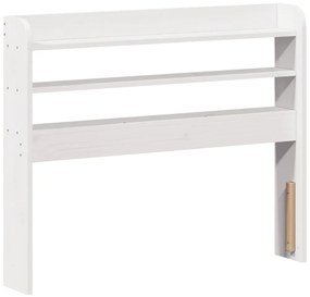 vidaXL Σκελετός Κρεβ. Χωρίς Στρώμα Λευκό 90x190 εκ Μασίφ Πεύκο