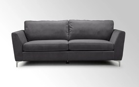 Bonita καναπές τριθέσιος 200x86x92εκ. ύφασμα Γκρι