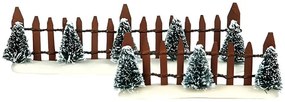 Σετ Διακοσμητικά Δέντρα με φράχτη LuVille με διαστάσεις 13x3x4cm - 2 τεμάχια