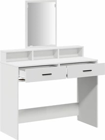 vidaXL Τραπέζι περιποίησης Λευκό 100 x 41 x 140 εκ. Επεξεργασμένο ξύλο