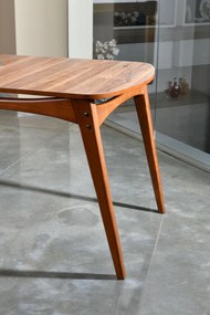 Dining Table Touch - Wooden Walnut