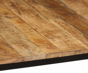 vidaXL Τραπεζαρία 140 x 70 x 75 εκ. από Μασίφ Ακατέργαστο Ξύλο Μάνγκο
