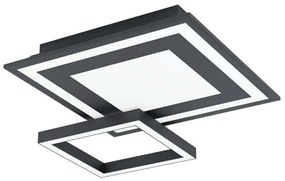 Φωτιστικό Οροφής-Πλαφονιέρα Savatarila-Z 900025 45x45x7cm 4xLed 2,7W Black Eglo