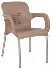 Καρέκλα Κήπου Cappuccino PP 60x50x80xcm