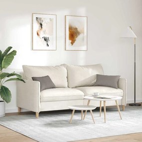 vidaXL Μαξιλάρι Καναπέ 2 pcs Taupe 50 x 30 cm ύφασμα