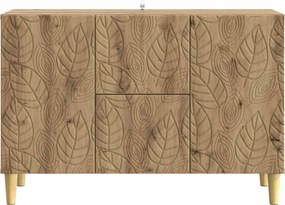 vidaXL Πλαϊνό γραφείο Artisan Δρυς 89 x 34,5 x 60 εκ.
