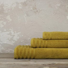 Πετσέτα Vista Gold Beige Nima Χεριών 30x50cm 100% Cotton