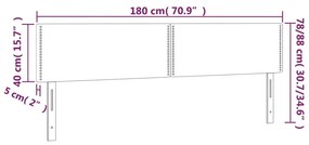 Κεφαλάρια Κρεβατιού 2 τεμ. Σκ.Πράσινο 90x5x78/88 εκ. Βελούδινο - Πράσινο