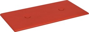 vidaXL Κεφαλάρι Τοίχου 12 pcs Κόκκινο 30 x 15 cm Τεχνητό Δέρμα