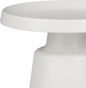 Τραπέζια σαλονιού Ginoze Inart σετ 2τεμ μέταλλο σε λευκή απόχρωση