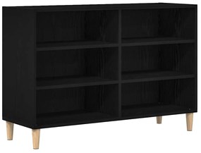 vidaXL Πλαϊνό γραφείο Μαύρη δρυς 103.5 x 35 x 70 εκ.