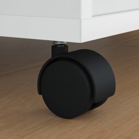 vidaXL Στρόφιγγα 2 pcs Μαύρο 54 mm Σίδηρος και PP