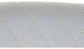 Πολυθρόνα DKD Home Decor Μαύρο Μέταλλο Sky μπλε (76 x 76 x 82 cm)