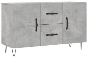 vidaXL Ντουλάπι Γκρι Σκυροδέματος 100 x 36 x 60 εκ. Επεξεργασμένο Ξύλο