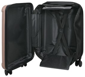 vidaXL Βαλίτσα Σκληρής Θήκης 20'' Ροζ Χρυσό 34x23x55.5 εκ. ABS