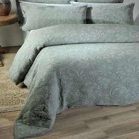 Παπλωματοθήκη Pacific 680 (Σετ 3τμχ) Green Down Town King Size 250x260cm 100% Cotton Satin