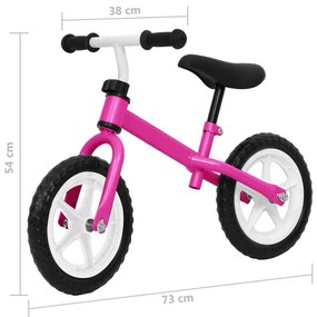 Ποδήλατο Ισορροπίας με Τροχούς 11 ιντσών Μπλε - Ροζ