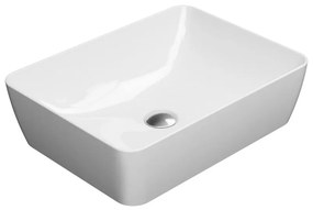 GSI Sand 9037 Λευκός Πορσελάνινος Νιπτήρας Μπάνιου Επιτραπέζιος 50x38 cm