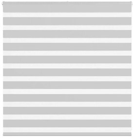 vidaXL Ζέβρα τυφλή Ανοιχτό Γκρι Πλάτος υφάσματος 145,9 εκ. Πολυεστέρας