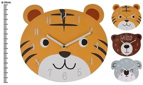 Ρολόι τοίχου Y36400630 Αναλογικό, διαμέτρου 26cm, σε 3 επιλογές σχεδίου