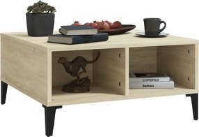 vidaXL Τραπεζάκι Σαλονιού Sonoma Δρυς 60x60x30 εκ. Επεξεργασμένο Ξύλο