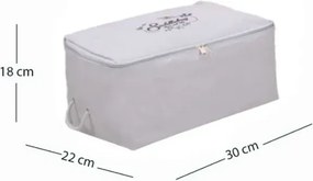 Stewehome Μικρός γκρι οργανωτής κάτω από βάση 30x22 cm