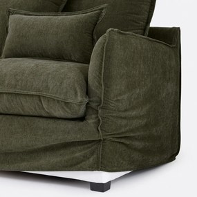 Κάλυμμα γωνιακού καναπέ από μελανζέ πολυεστέρα, ODNA