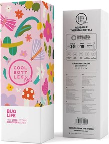 COOL BOTTLES Ανοξείδωτο παγούρι Bug Life 500ml