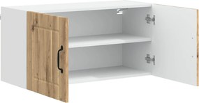 vidaXL Ντουλάπα Τοίχου LUCCA Artisan Δρυς 80 x 31 x 40 εκ