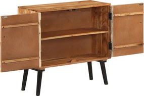 vidaXL Ντουλάπι 85 x 30 x 75 εκ. από Μασίφ Ξύλο Μάνγκο