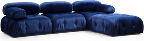 1-Seat Sofa Bubble O1 - Velvet Blue Blue