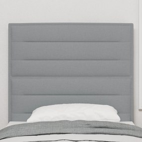 vidaXL LED Κεφαλάρι Γραμμές Σχεδίαση Ανοιχτό Γκρι 80 εκ Ταπετσαρία