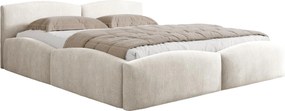 Επενδυμένο Κρεβάτι Mirala-Εκρού-140 x 200