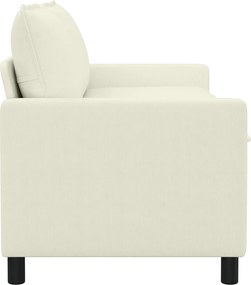 vidaXL Καναπές Κρεμ 156 x 81 x 87,5 εκ Ύφασμα